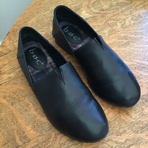 B.O.C Suree Black Leather Shoes 6.5